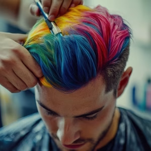 vibrant-hair-coloring-session-taking-place-modern-salon-with-diverse-color-palette